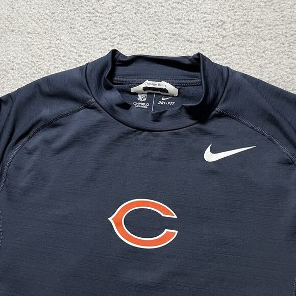 Chicago Bears Shirt Mens XL Nike Long Sleeve Team Issued Training On Field - Picture 7 of 13